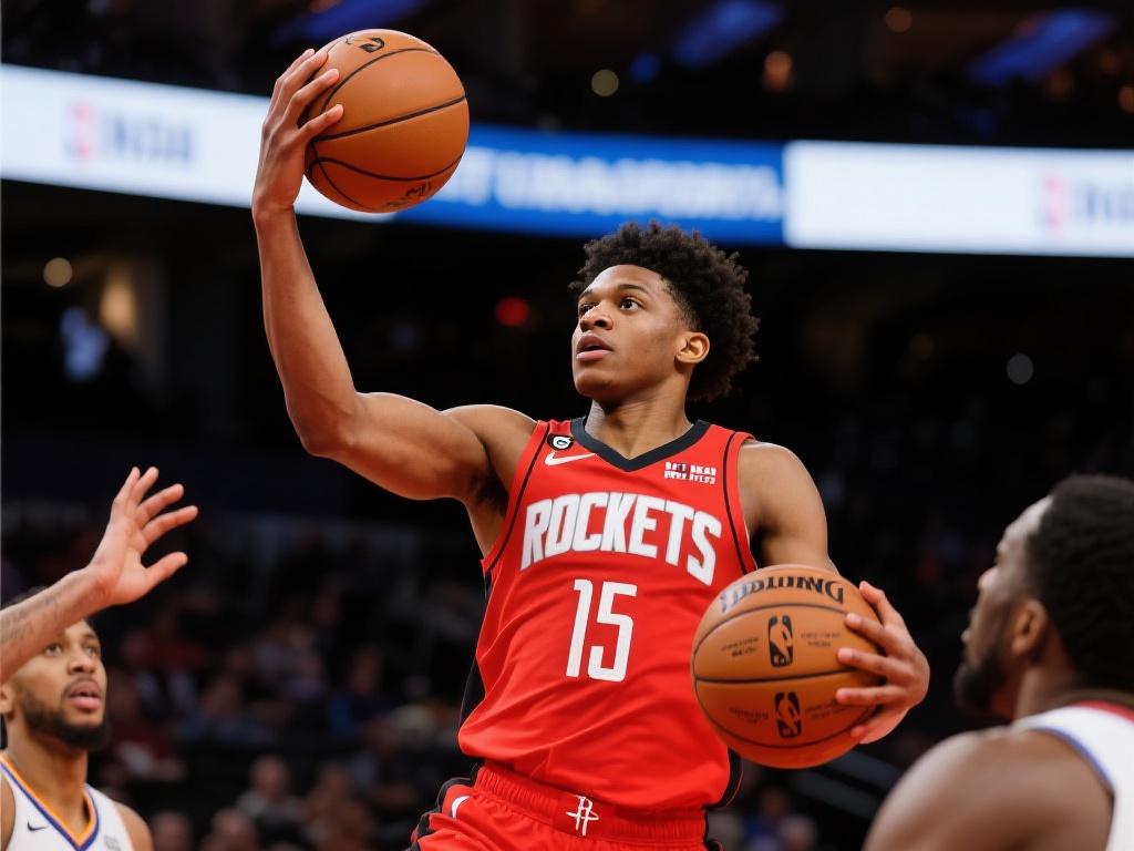 贾巴里-史密斯高效发挥，砍下15分11篮板外加1助攻，三分命中率达50%