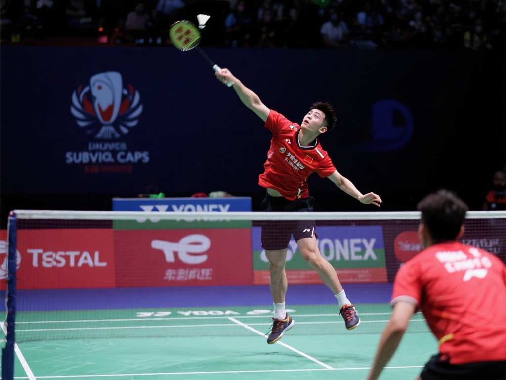 石宇奇凌厉扣杀领跑苏迪曼杯中国队十大精彩瞬间 作为中国羽毛球队的顶尖选手,石宇奇在苏迪