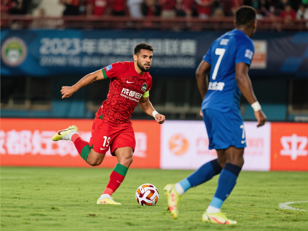 在2023年中超联赛的一场焦点对决中，成